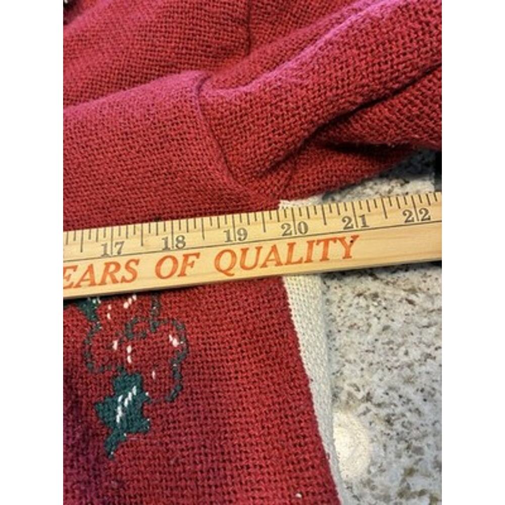 Upcycled Blanket Jacket Boho tapestry Cottagecore Handmade Christmas Sz L/XL - Picture 7 of 8